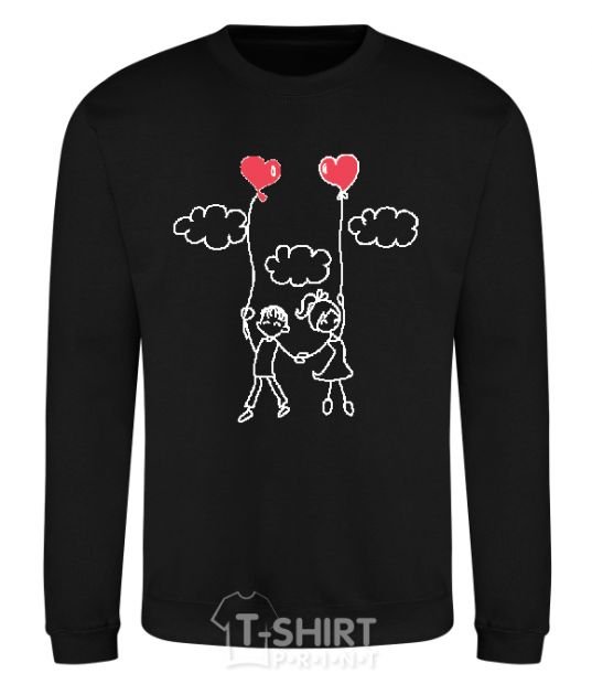 Sweatshirt LOVE STORY 4 black фото