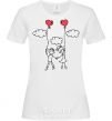 Women's T-shirt LOVE STORY 4 White фото