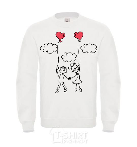 Sweatshirt LOVE STORY 4 White фото