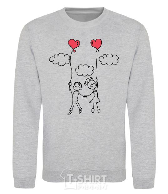 Sweatshirt LOVE STORY 4 sport-grey фото