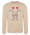 Sweatshirt LOVE STORY 4 sand фото