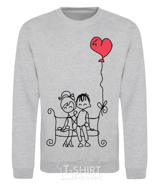 Sweatshirt LOVE STORY 5 sport-grey фото