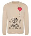 Sweatshirt LOVE STORY 5 sand фото