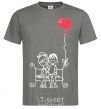 Men's T-Shirt LOVE STORY 5 dark-grey фото