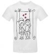 Men's T-Shirt LOVE STORY 6 White фото