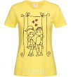 Women's T-shirt LOVE STORY 6 cornsilk фото