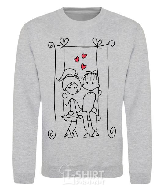 Sweatshirt LOVE STORY 6 sport-grey фото