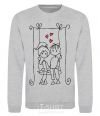 Sweatshirt LOVE STORY 6 sport-grey фото