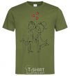 Men's T-Shirt LOVE STORY Together millennial-khaki фото