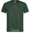 Men's T-Shirt LOVE STORY Together bottle-green фото