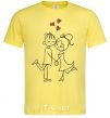 Men's T-Shirt LOVE STORY Together cornsilk фото