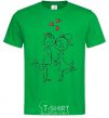 Men's T-Shirt LOVE STORY Together kelly-green фото