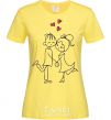 Women's T-shirt LOVE STORY Together cornsilk фото