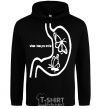 Men`s hoodie WHEN I SEE YOU SMILE black фото