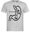 Men's T-Shirt WHEN I SEE YOU SMILE grey фото