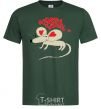 Men's T-Shirt MOUSE bottle-green фото