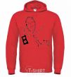 Men`s hoodie +MP3 bright-red фото