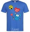 Men's T-Shirt HE LOVES YOU! royal-blue фото