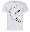 Men's T-Shirt BREAKFAST FOR TWO FOR HIM White фото