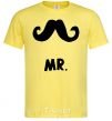 Мужская футболка MR.MUSTACHE Лимонный фото