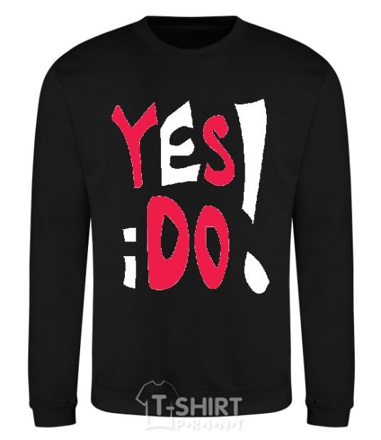 Sweatshirt YES! I DO! black фото