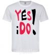 Мужская футболка YES! I DO! Белый фото