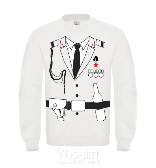 Sweatshirt FIGHTER'S COSTUME White фото