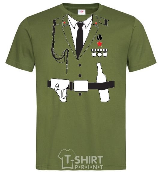 Men's T-Shirt FIGHTER'S COSTUME millennial-khaki фото