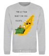 Sweatshirt A TANK OUT OF THE MUD CAN... sport-grey фото