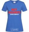 Women's T-shirt I CAN BE SASSY royal-blue фото