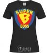 Women's T-shirt SUPER BOSS black фото