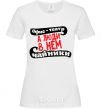 Women's T-shirt THE OFFICE IS A THEATER... White фото