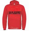 Men`s hoodie PREPAYMENT bright-red фото