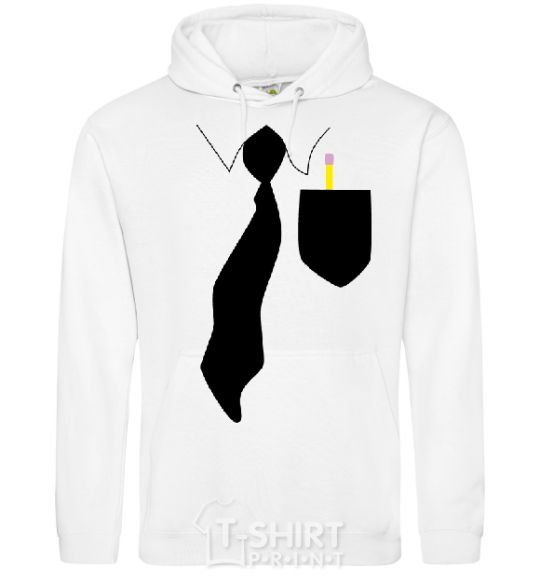 Men`s hoodie Pocket White фото