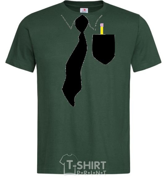 Men's T-Shirt Pocket bottle-green фото