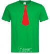 Men's T-Shirt Red tie kelly-green фото