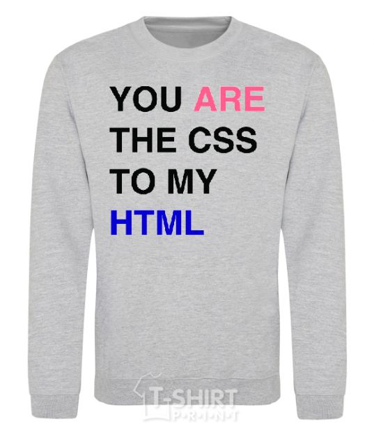 Sweatshirt You are my scc... sport-grey фото