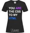 Women's T-shirt You are my scc... black фото