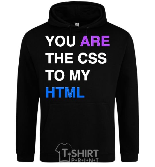 Men`s hoodie You are my scc... black фото