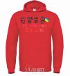 Men`s hoodie С ДНЕМ ЗАЩИТНИКА ОТЕЧЕСТВА! Украина bright-red фото