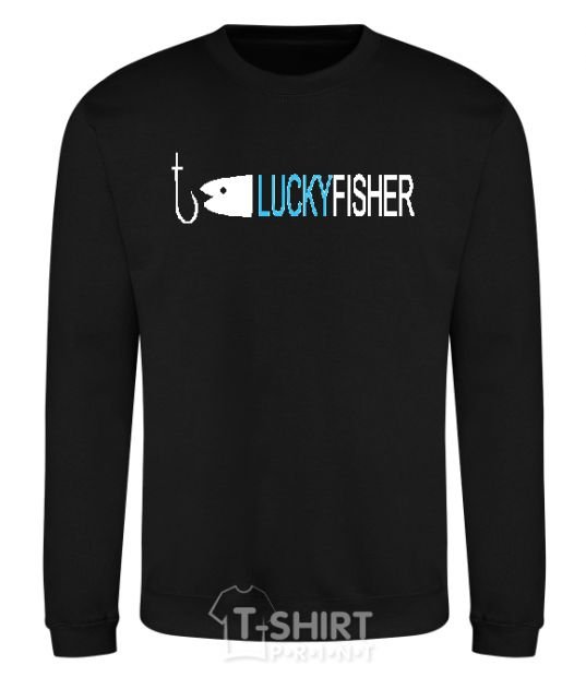 Sweatshirt LUCKYFISHER black фото