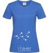 Women's T-shirt DANDELION FOR HER royal-blue фото
