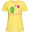 Women's T-shirt IMPOSSIBLE LOVE cornsilk фото