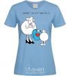 Women's T-shirt To Mom on March 8 sky-blue фото