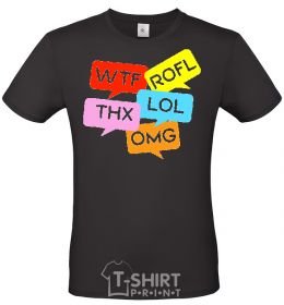 Men's T-Shirt WTF black фото