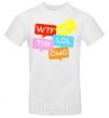 Men's T-Shirt WTF White фото