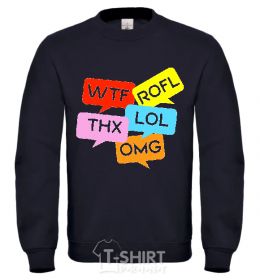 Sweatshirt WTF black фото