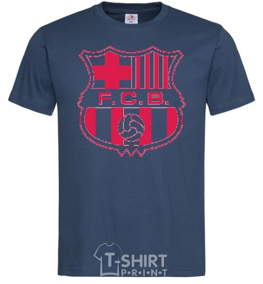 Men's T-Shirt BARCELONA navy-blue фото