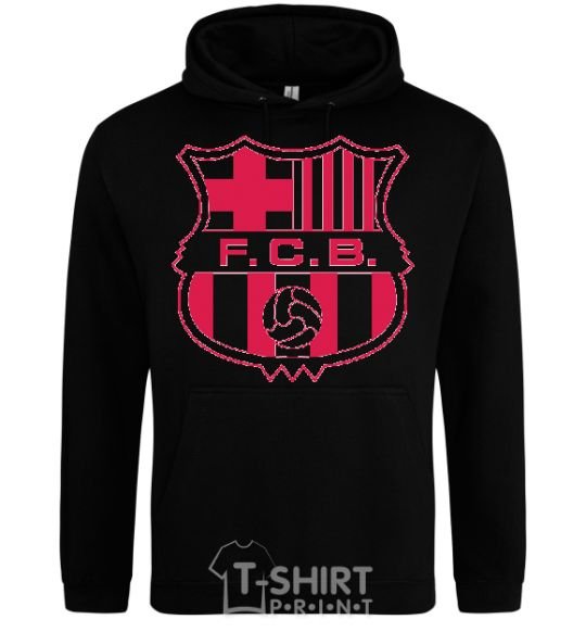 Men`s hoodie BARCELONA black фото