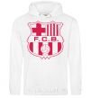 Men`s hoodie BARCELONA White фото